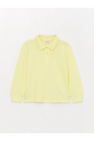 LC Waikiki Basic Polo Neck Long Sleeve Girls T-Shirt