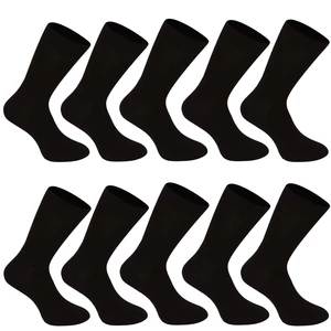 10PACK Socks Nedeto High Black