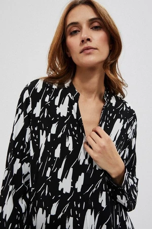 Long viscose shirt