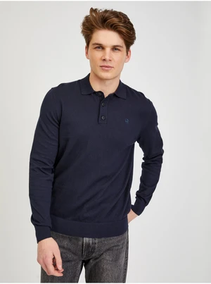 Dark blue men's sweater LERROS - Men