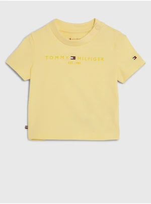 Yellow Kids T-Shirt Tommy Hilfiger Baby Essential - Girls