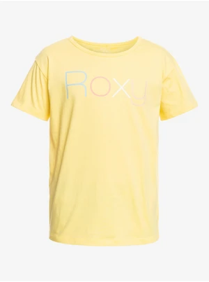 Yellow Girl T-Shirt Roxy Day and Night - Girls