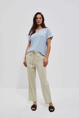 LADIES TROUSERS L-SP-4029 LBEIGE