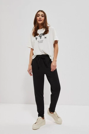 Sweatpants with tie