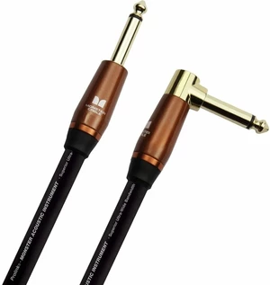 Monster Cable Prolink Acoustic 21FT Instrument Cable Čierna 6,4 m Zalomený-Rovný Nástrojový kábel