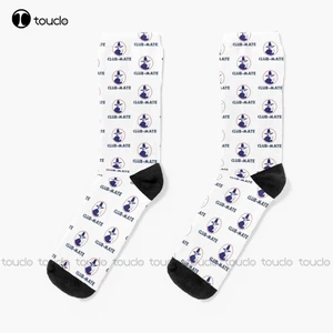 Club Mate Socks Football Socks Youth Boys Personalized Custom Unisex Adult Teen Youth Socks 360° Digital Print Fashion New