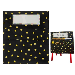 School Chair Storage Star Cute Chair Pocket Universal Large Capacity Anti Fade Space Saving Anti Fade Chair Organizer 3 Colors