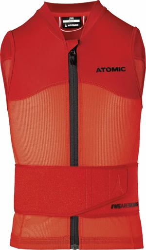 Atomic Live Shield Vest JR Rojo S Protector de esquí