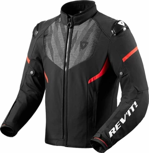 Rev'it! Hyperspeed 2 H2O Black/Neon Red 3XL Giacca in tessuto