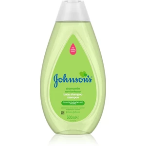 Johnson's® Wash and Bath jemný šampón pre deti od narodenia s harmančekom 500 ml