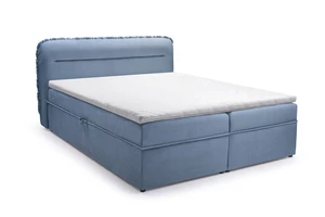 Manželská postel Corsa 180x200cm, modrá + matrace!