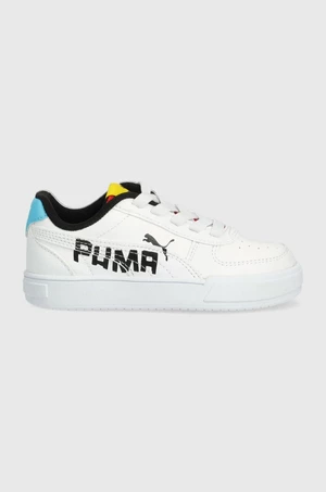 Dětské sneakers boty Puma Puma Caven Brand Love PS bílá barva