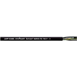 LAPP ÖLFLEX® SERVO FD 796 P servo kábel 4 G 4 mm² + 4 x 1 mm² čierna 25312-500 500 m