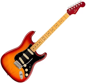 Fender Ultra Luxe Stratocaster MN Plasma Red Burst Guitarra eléctrica