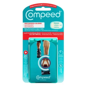 COMPEED Náplast na puchýře sportovní pata 5 kusů COMPEED Náplast na puchýře sportovní pata 5 kusů
