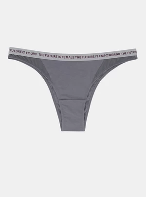 Grey panties DORINA - Women