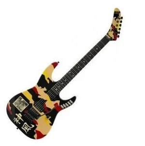 ESP George Lynch Black with Kamikaze Graphic