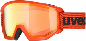 UVEX Athletic FM Fierce Red Mat/Mirror Orange Lyžařské brýle