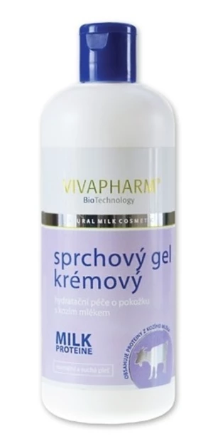 VivaPharm Kozí sprchový gel krémový 400 ml