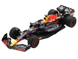 Red Bull Racing RB18 1 Max Verstappen "Oracle" Winner Formula One F1 Dutch GP (2022) with Acrylic Display Case 1/18 Model Car by Spark