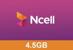 NCell 4.5GB Data Mobile Top-up NP