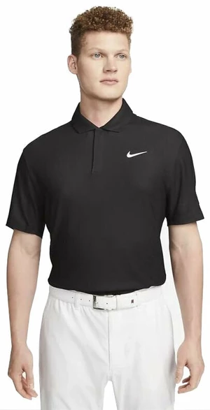 Nike Dri-Fit Tiger Woods Mens Golf Polo Black/Anthracite/White XL Camiseta polo