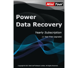MiniTool Power Data Recovery Yearly Subscription (1 Year / 1 PC)