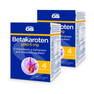 GS Betakaroten gold 6 mg, 2 x 135 kapslí