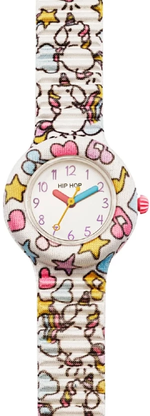 Hip Hop Dětské hodinky Kids Fun Rainbow & Unicorn HWU1179