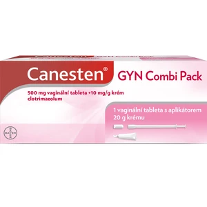 Canesten GYN Combi Pack, krém a vaginální tableta