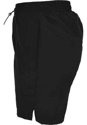 Women's Crinkle Nylon Shorts in Black