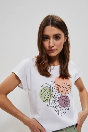 Cotton blouse with print