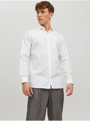 Bílá pánská košile Jack & Jones Parker - Pánské