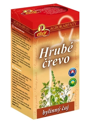 Agrokarpaty HRUBÉ ČREVO bylinný čaj - čistý prírodný produkt, 20 x 2 g