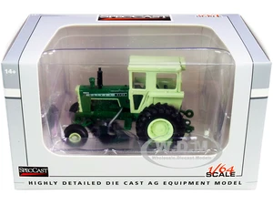 Oliver 1755 Tractor with Cab Dark Green with Light Green Top 1/64 Diecast Model by SpecCast