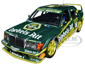 Mercedes-Benz 190 EVO II 18 Kurt Thiim "DTM (Deutsche Tourenwagen Meisterschaft)" (1992) "Competition" Series 1/18 Diecast Model Car by Solido