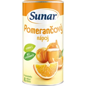 Sunar Rozpustný nápoj pomeranč rozpustný nápoj pro děti 200 g