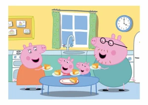 Puzzle Peppa Pig Oběd 24 maxi dílků