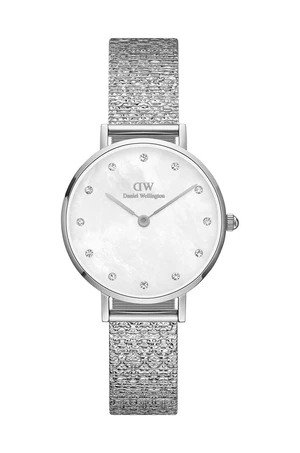 Hodinky Daniel Wellington Petite 28 Lumine stříbrná barva