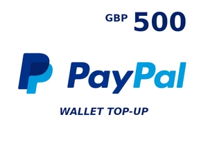PayPal Wallet 500 GBP Top Up