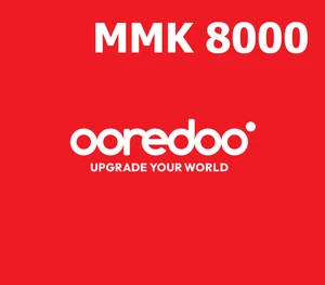 Ooredoo 8000 MMK Mobile Top-up MM