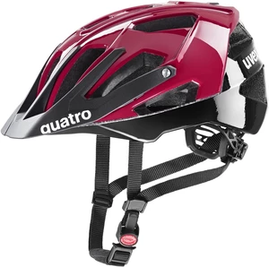 UVEX Quatro Red/Black 56-60 Fahrradhelm