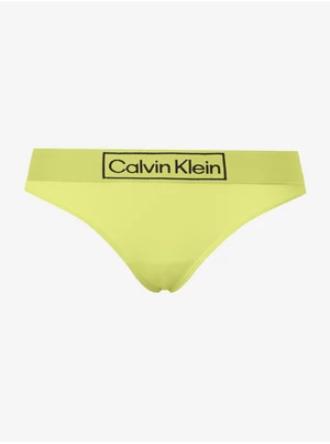 Neonově zelená tanga Calvin Klein Underwear - Dámské