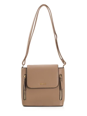 Dark Beige Women's Messenger Bag with Belt