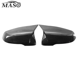 2PCS Carbon Fiber Replacement Rearview Side Mirror Covers Cap for BMW 1 Series F52 X1 F48 F49 2016-2019 51167386567 51167386568