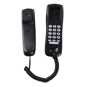 Wall-Mounted Caller ID Telephone Wall Phone Fixed Landline Wall Hanging Telephones for Home and Office Use LX9A