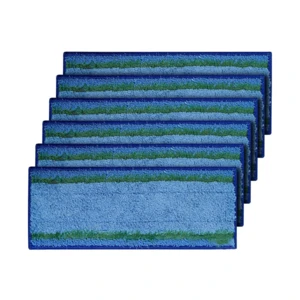 6Pcs Mop Pad Accessories for M6 Series Ultimate Robot Mop,Washable and Reusable Robot Wet Mopping Pads
