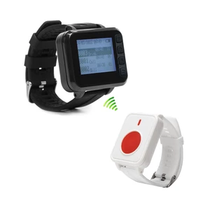 Wireless Nurse Pager System Watch Receiver Patient Button For Home Care Elderly