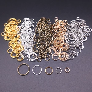 100Pcs 4/5/6/8/10mm Open Jump Rings Factory wholesale Necklace Bracelet Earring Pendant Split Connectors DIY Making Accessories