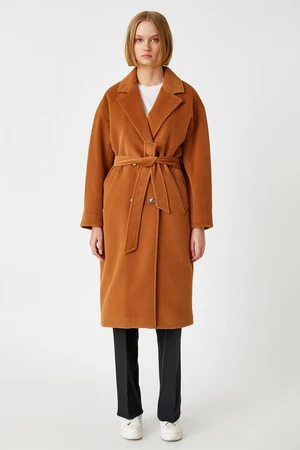 Koton Women's Light Brown Coat